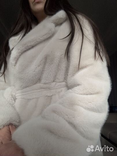 Эко шуба длинная