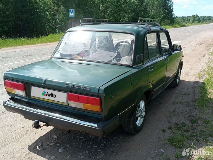 ВАЗ 2107 1.5 МТ, 1997, 76 600 км