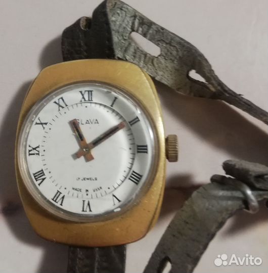 Женские часы времен СССР позолоченый корпус