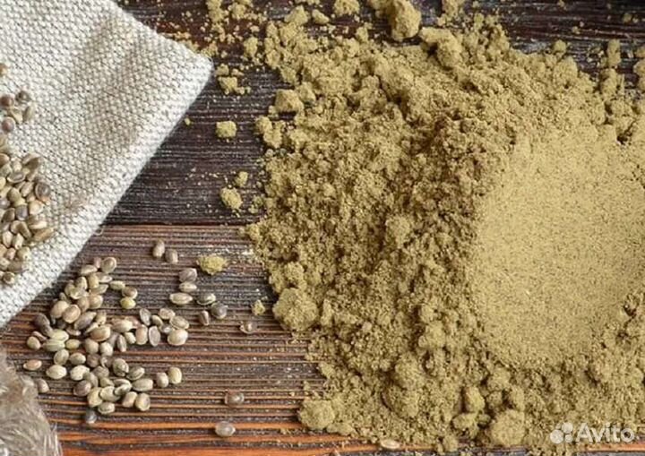 Мука конопляная обезжиренная, 1 кг