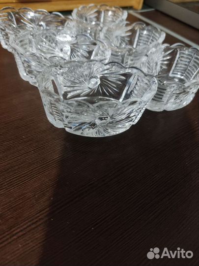 Солонка хрустальная СССР