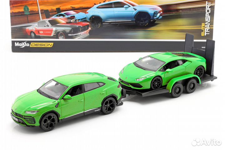 Lamborghini Urus и Lamborghini Huracan 1:24 Maisto