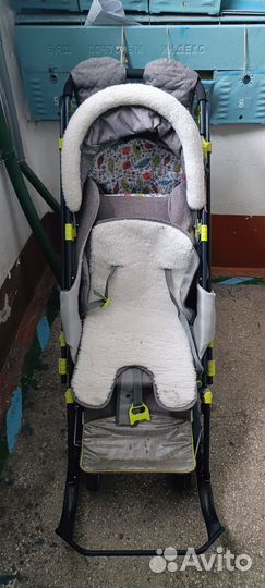 Детские санки с выдвижными колесами