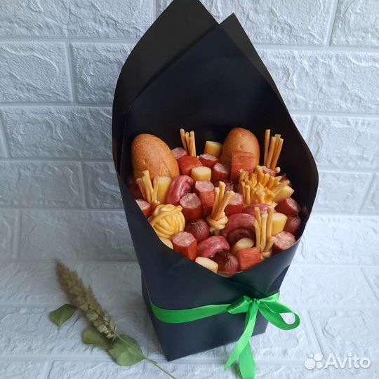 Мужские букеты съедобные