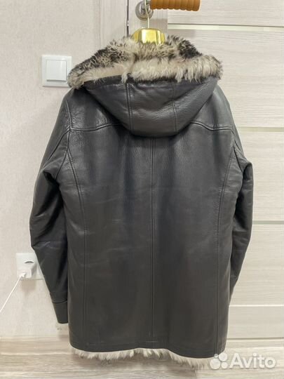 Кожаная куртка мужская 50 52 зимняя