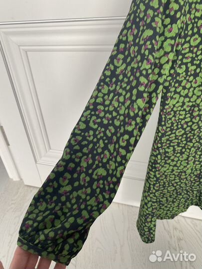 Платье Mango леопард XS мини