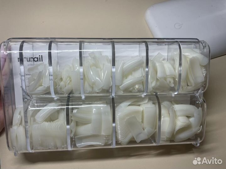 Типсы для наращивания классические натуральные