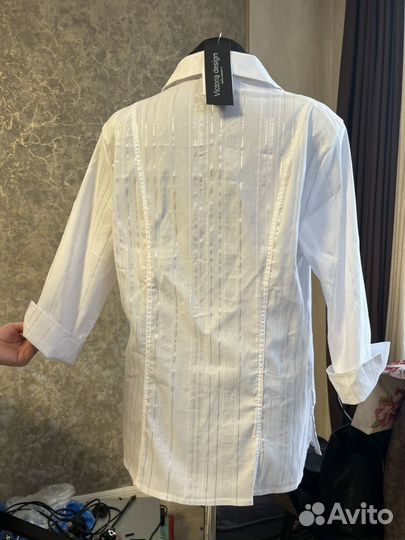 Блуза белая 50 размер
