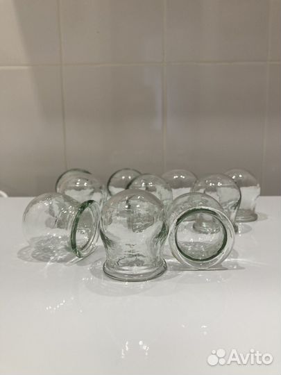 Банки медицинские вакуумные аптечные СССР