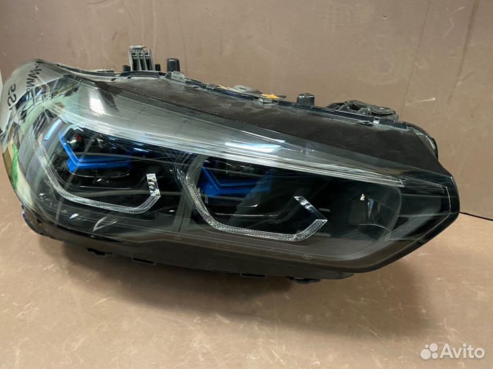 Правая фара BMW G05 G06 laser Shadow line дорест