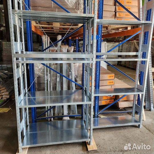 Стеллаж металлический бу на зацепах