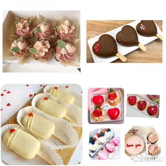 Торт, свадебные, капкейки, трайфлы, пасха, куличи