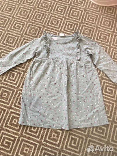 Платье для девочки с длинным рукавом