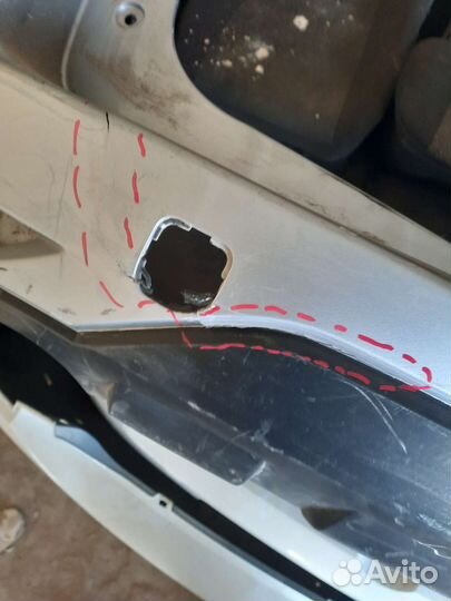 Задний бампер на subaru forester 4