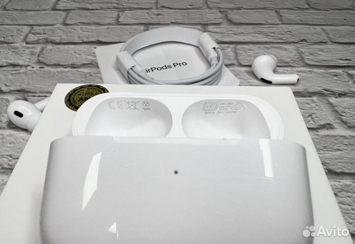 Беспроводные наушники Airpods pro 2 чехол вподарок