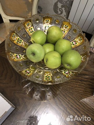 Фруктовница на ножке диагональ 30см