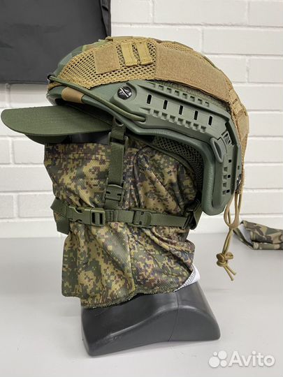 Шлем без ушей Бр 2 класс + чехол, балаклава и бейс