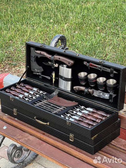Шашлычный набор в кейсе