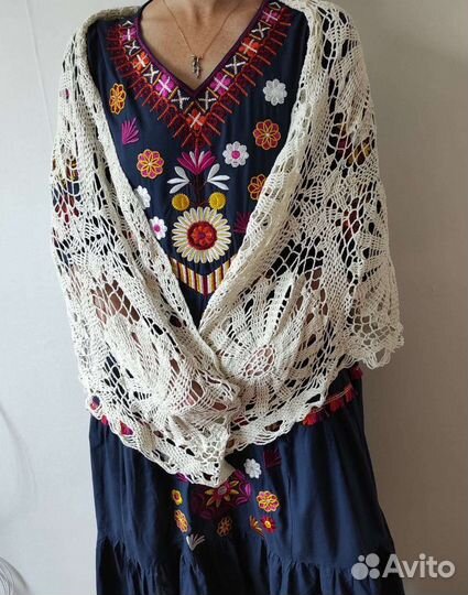 Платок ручной работы