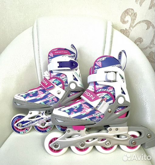 Ролики новые детские (Reaction) размер 26-31