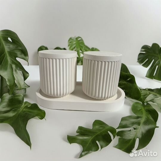 Органайзеры из гипса с подставкой