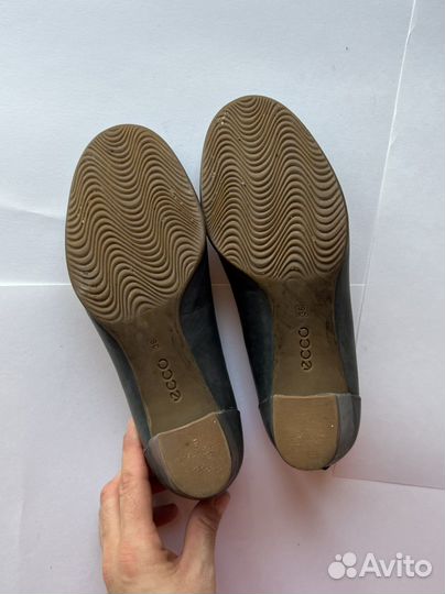Туфли Ecco 36 кожаные