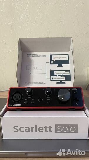 Звуковая карта Focusrite Scarlett Solo 3rd Gen