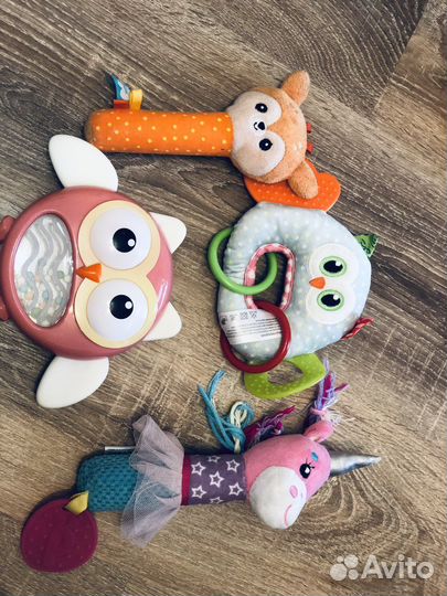 Игрушки пакетом до года
