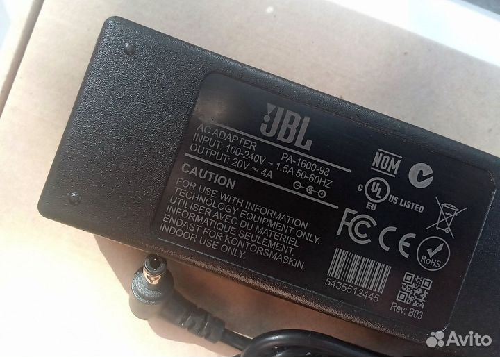 Зарядное устройство для колонки JBL Boombox 1