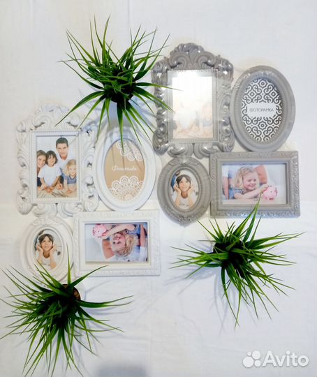 Фоторамка коллаж настенная интерьерная, 2 шт