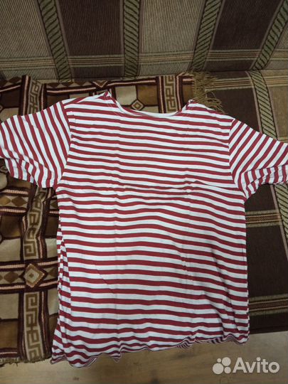 Тельняшка красная форменная Росгвардия