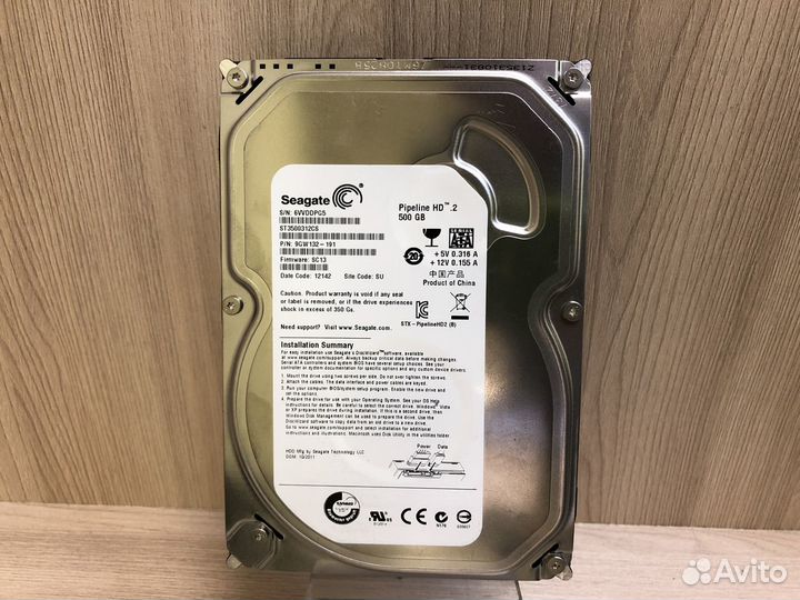 SATA жесткие диски на пк - Seagate 500GB