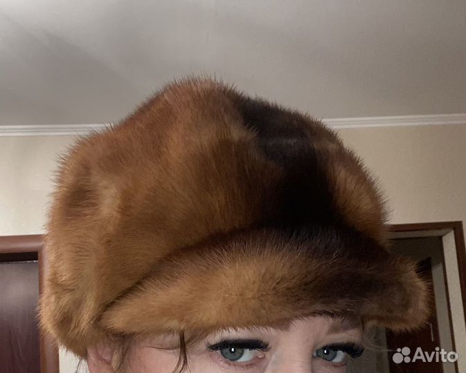 Шапка зимняя,норковая,женская