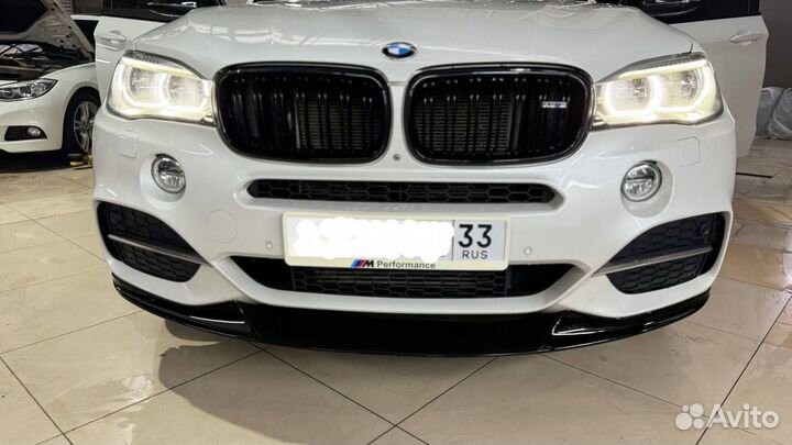 Сплиттер губа BMW X5 F15 M-performance