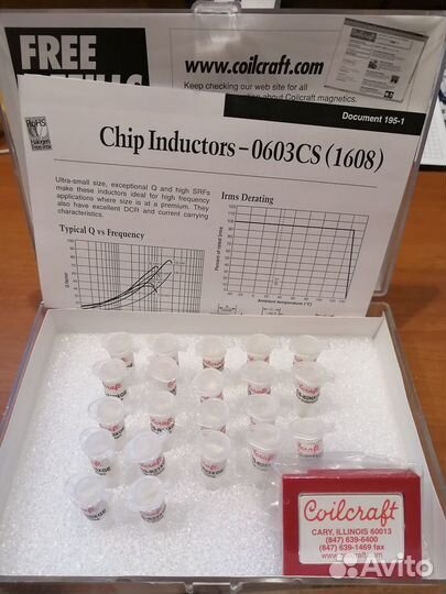 Наборы индуктивностей Coilcraft Designer's Kit