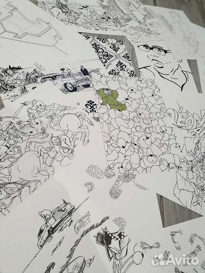 Раскраска для взрослых и детей эксклюзив