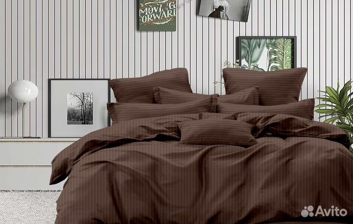 Постельное белье страйп сатин