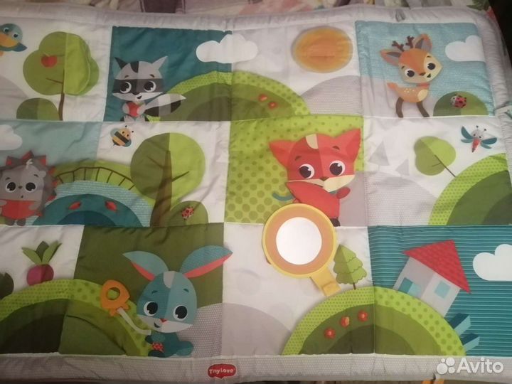 Большой развивающий коврик tiny love для малышей