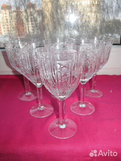 Фужеры хрустальные лзхс