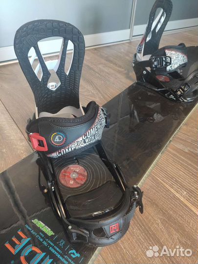 Комплект сноуборд крепления ботинки