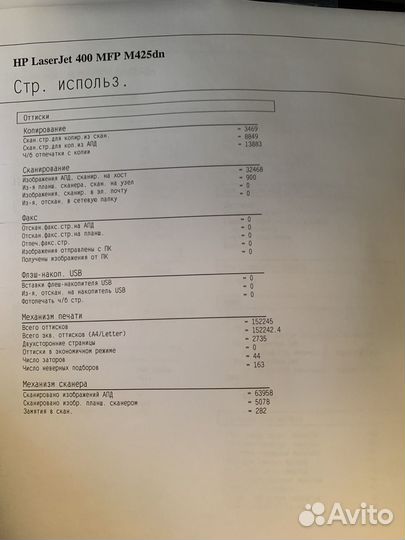 Мфу hp laser jet pro400MFP m425dn