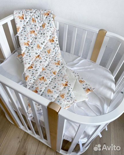 Бортики в детскую кроватку новые