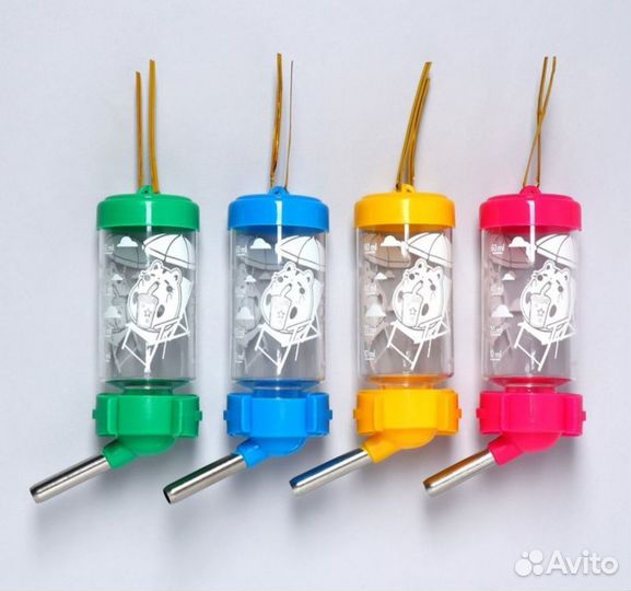 Поилка для грызунов «На чиле» 80 мл, 9х4.5 см