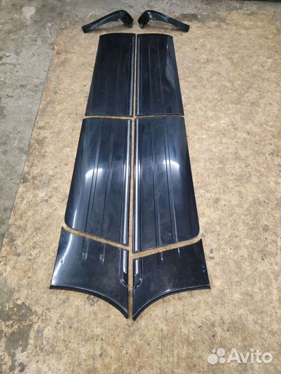 Накладки дверей (Листва) Крайслер Гранд Вояджер 4