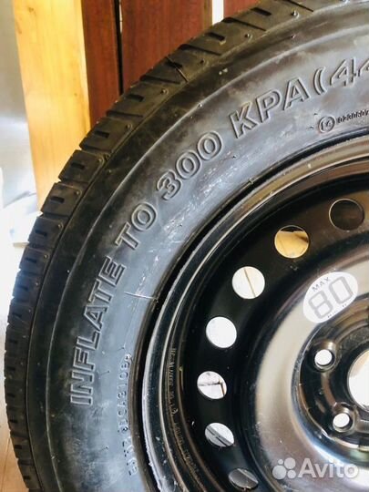 Запасное колесо на Nissan X-trail