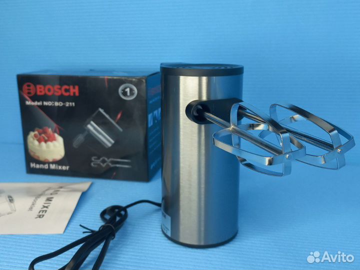 Миксер Bosh 300 вт 2 комплекта веничков