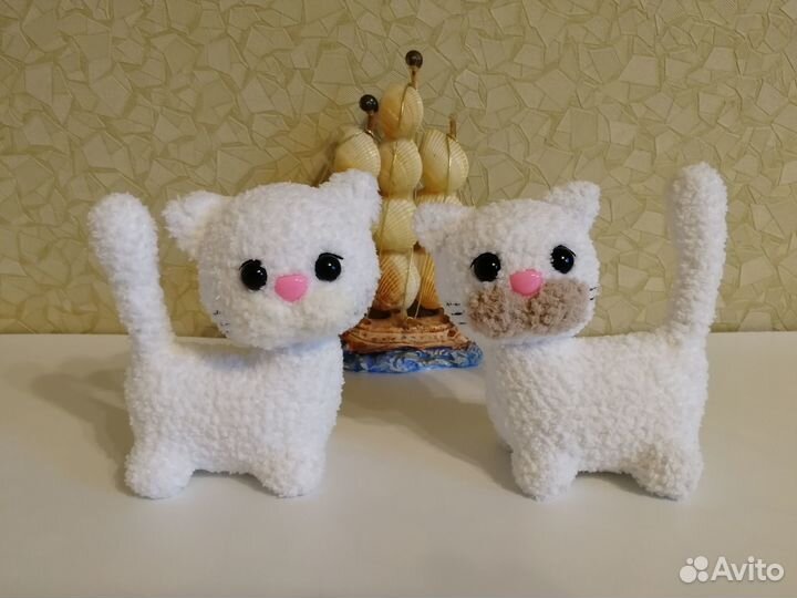 Вязаные котята, котики и кошечки