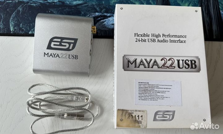 Звуковой интерфейс ESI maya 22 USB