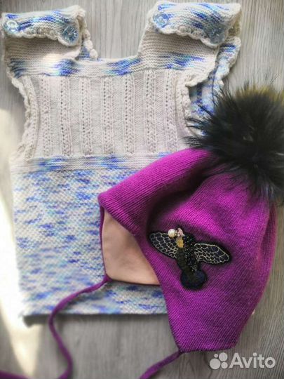 Шапки пакетом для девочки