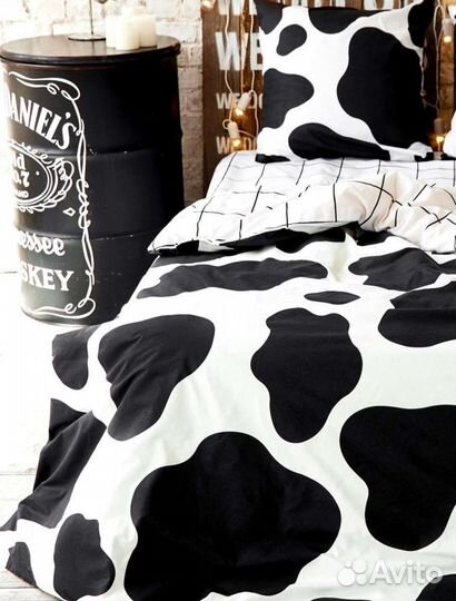 Трендовое Постельное белье 1.5 сп. хлопок перкаль